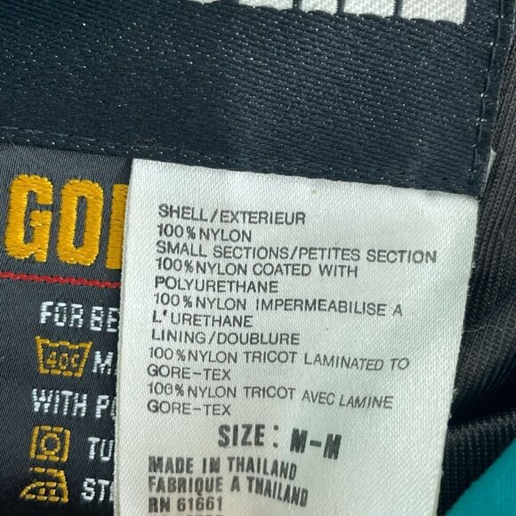 The North Face Vintage womens Vertical Gore-Tex Nylon Jacket M *flaw* 0203 - Picture 8 of 14